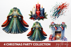 Christmas Party Clipart Sublimation Product Image 1