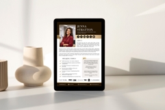 Editable Speaker One Sheet Canva Tem Product Image 4