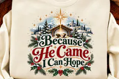 4 Christian Christmas PNG Designs, 4 Christian Inspirational Product Image 2