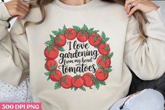 I love gardening from my head PNG, Gardening Sublimation PNG Product Image 1