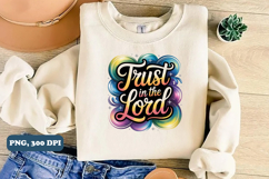 Trust in the lord PNG Design, Christian png Product Image 2
