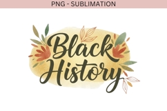 Black history png design for T-shirts Product Image 2