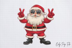 Groovy Christmas Clipart Bundle PNG Product Image 3