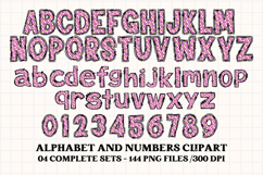 Baby Girl Alphabet, baby girl letters doodle, baby clipart Product Image 2