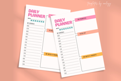 Minimal Daily Planner Template | Canva Editable | Clean Mode Product Image 2