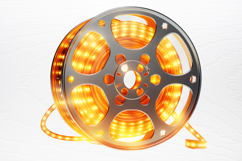 Vintage Christmas Cinema Clipart PNG Product Image 2