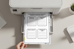 Top view A4 paper mockup Product Image 3