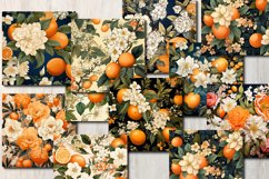 Watercolor Oranges Digital paper Product Image 2