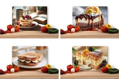 Cake Cutting Board, Food Cutting Board, Cheesecake PNG Product Image 2