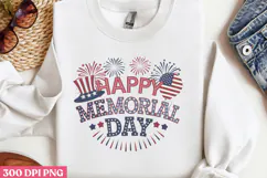 Happy Memorial Day PNG, Memorial Day Sublimation PNG Product Image 3