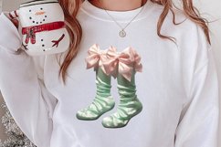 Pastel Christmas Shublimation Clipart, Pastel Christmas Clip Product Image 2