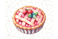 Pastel Sweet Treats Clipart, Ice Cream, Cakes, Donuts Png Product Image 2