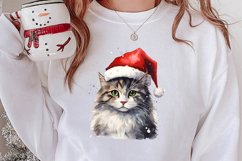 Cat Christmas Cat Art for Holiday Clipart Product Image 2