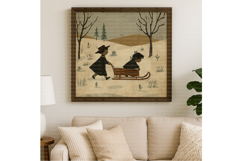 Rustic Holiday Clipart Bundle - Primitive Christmas Product Image 2