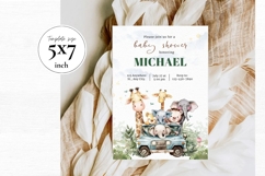 Baby Shower Invitation Template 176 Product Image 2