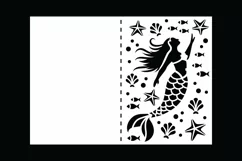 Mermaid and Sea Animals Card Cover, Real Product Preview Product Image 2
