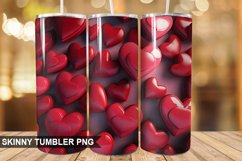 3D Valentine's Day Tumbler Design Product Image 1