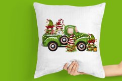 Christmas gnomes Christmas trees on a truck, Gnomes Product Image 2