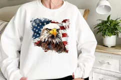 American Flag Watercolor Clipart, Us Flag Clipart Product Image 2