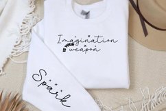 Imagination is your weapon spark Sleeve SVG PNG Product Image 2