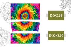 Tie Dye Tumbler Template, Swirl 40 Oz Tumbler Design Product Image 2