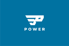 Power Letter P Logo Design Vector Product Image 2