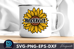 mama SVG, Sunflower SVG Product Image 2