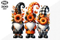 Halloween Gnomes Sublimation - Clipart PNG Design Product Image 1