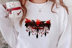 Gothic Christmas Clipart Sublimation, Gothic Christmas Product Image 2