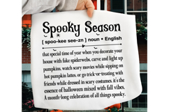 Spooky Season Definition Print, Halloween SVG, Spooky Season Product Image 2