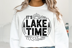 It&#039;s Lake Time svg | Svg Files for Cricut | Shirt Svg Product Image 1
