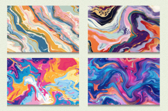 Colorful Marble Cutting Boards sublimation Design Product Image 2