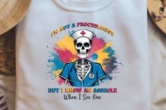 Retro Sarcastic Skeleton Sublimation Design Product Image 2