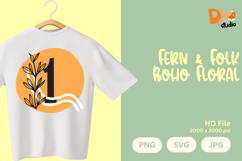 Fern &amp; Folk Boho Floral Monogram Product Image 1
