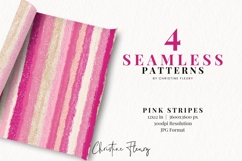 Seamless Pink Girly Digital Paper Product Image 2