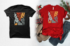 Modern Abstract Botanical Block Embroidery Design Product Image 2