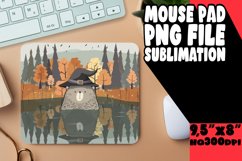 Fall Boho Animal Mouse Pad Sublimation PNG Product Image 1