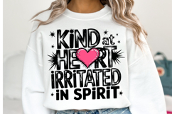 Kind Heart Irritated In Spirit Svg | Shirt Svg Product Image 1