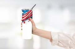 American Flag Tumbler Wrap Design Product Image 2