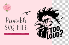 Funny Chicken SVG Bundle, Sarcastic Farm Quotes, Rooster Hen Product Image 2