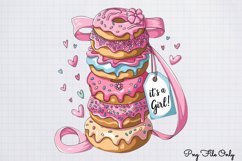Baby Girl Desserts Clipart PNG Product Image 1