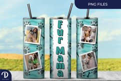 Dog Mom Seamless Sublimation Set for Skinny Tumbler Product Image 3