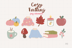 Cozy Falling Clipart Set Product Image 2