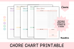 Chore Chart Canva Template 2 Product Image 1