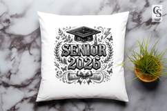 Senior 2026 Graduation Sublimation PNG Clipart Product Image 2