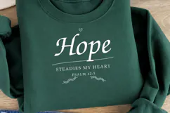 Hope Still Rises Christian Faith PNG, Psalm 42:5 Hope Bible Product Image 2