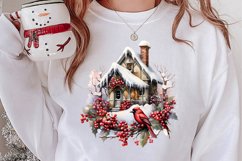 Christmas Houses Clipart Sublimation Product Image 2