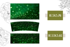 Green Glitter Tumbler Design, Glitter 40 Oz Tumbler Product Image 2