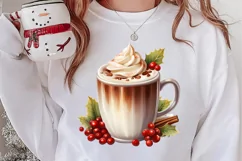 Christmas Drink Clipart Sublimation, Christmas PNG Product Image 2