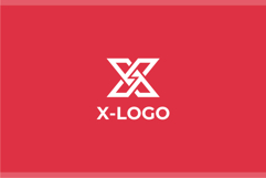 Geometric Letter X Logo Design Vector Product Image 2
